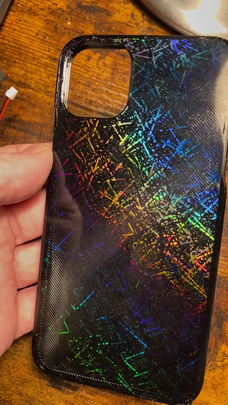 Coque holographique noire effet galaxie
