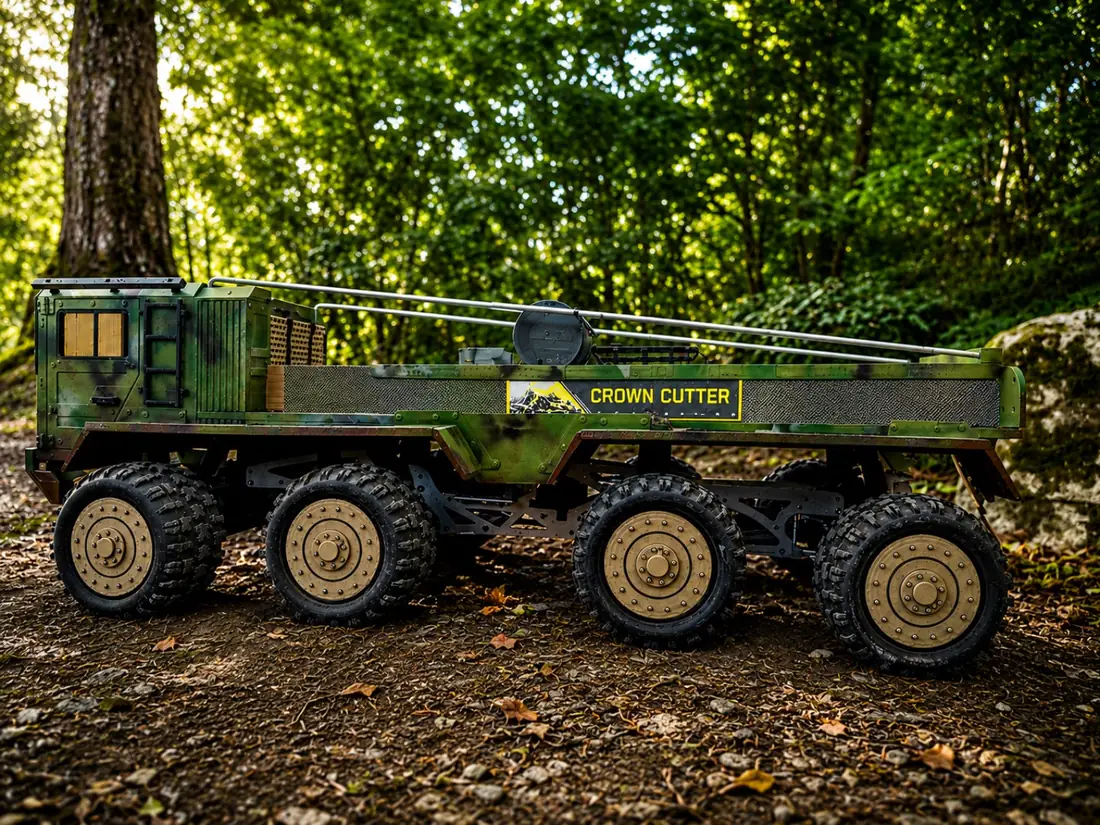 Crawler 8x8 Crown Cutter, impression 3D par NT3D Concept