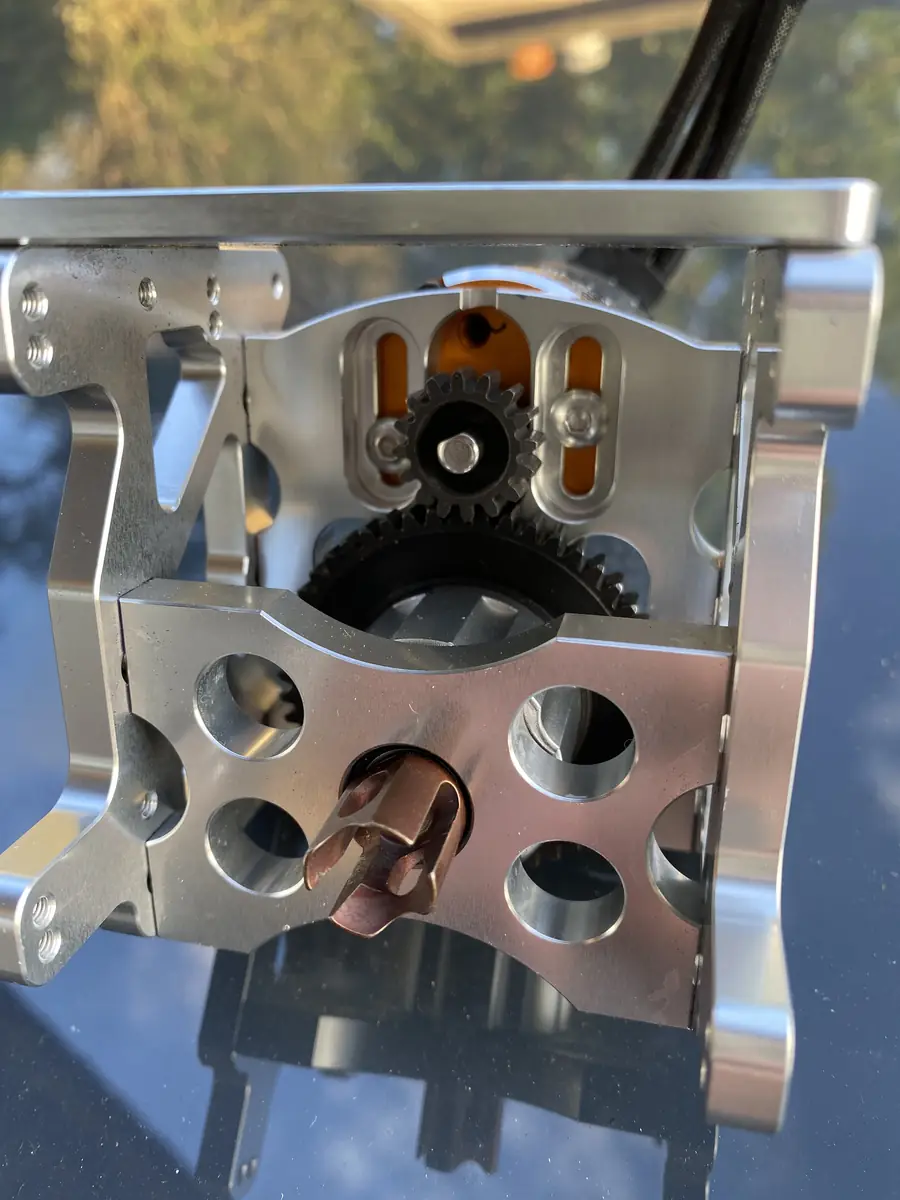 Boîte de transmission en aluminium usiné pour crawler RC